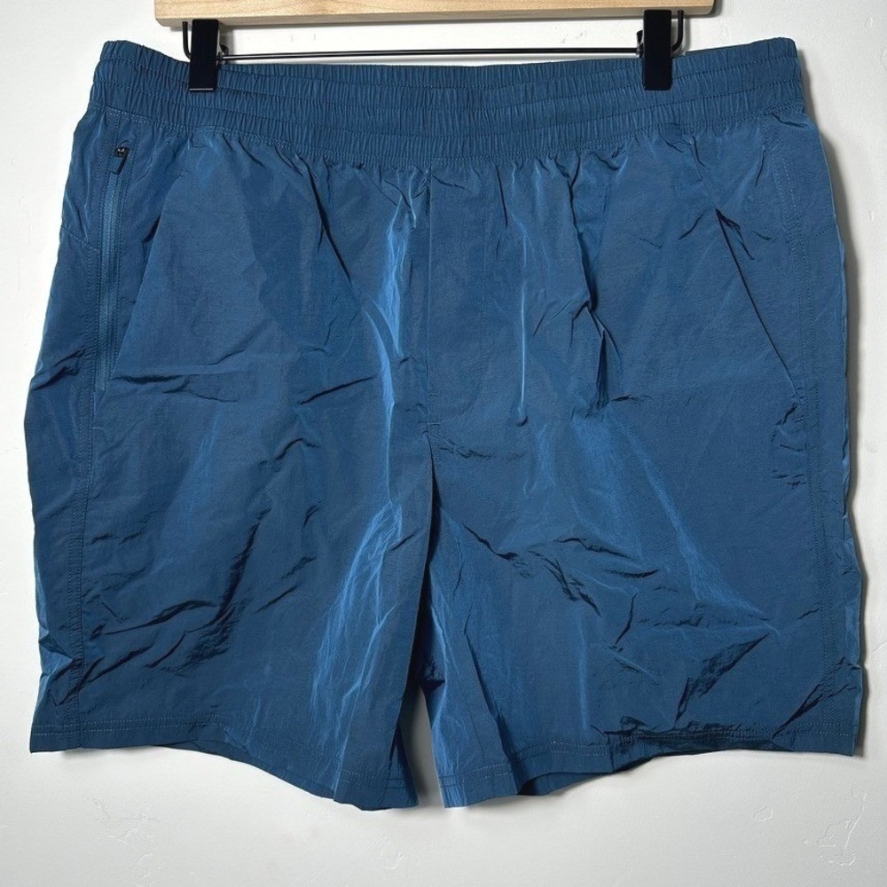 VRST Men's All-In Unlined 7" Short Large Teal Twilight Shine NWT Water Repellent